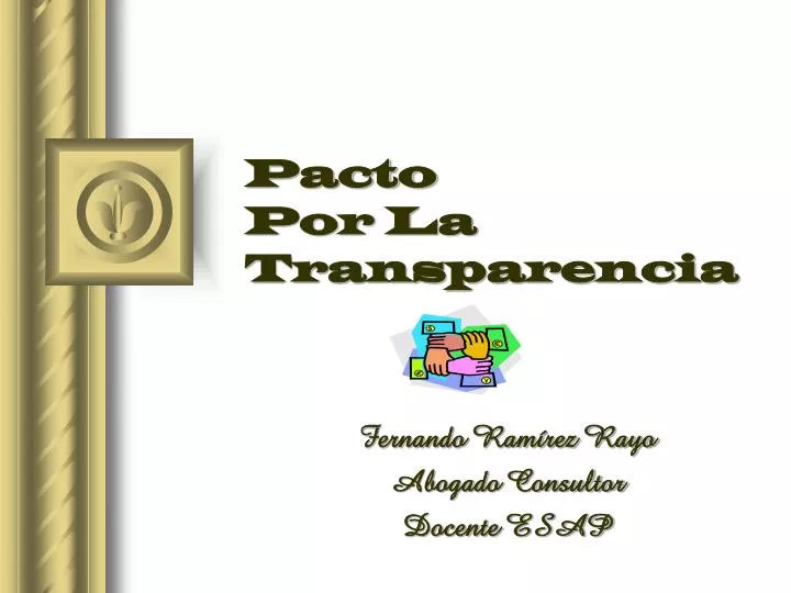 pacto por la transparencia