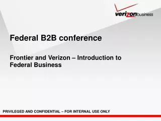 Federal B2B conference