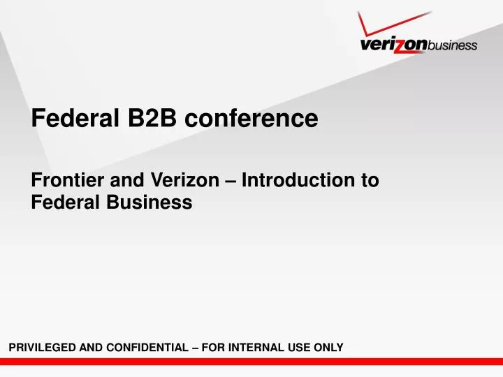 federal b2b conference