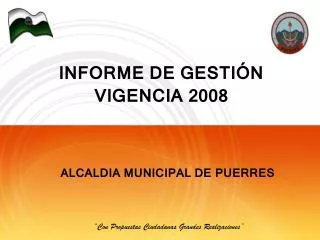informe de gesti n vigencia 2008