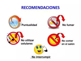 recomendaciones