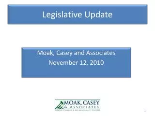 Legislative Update