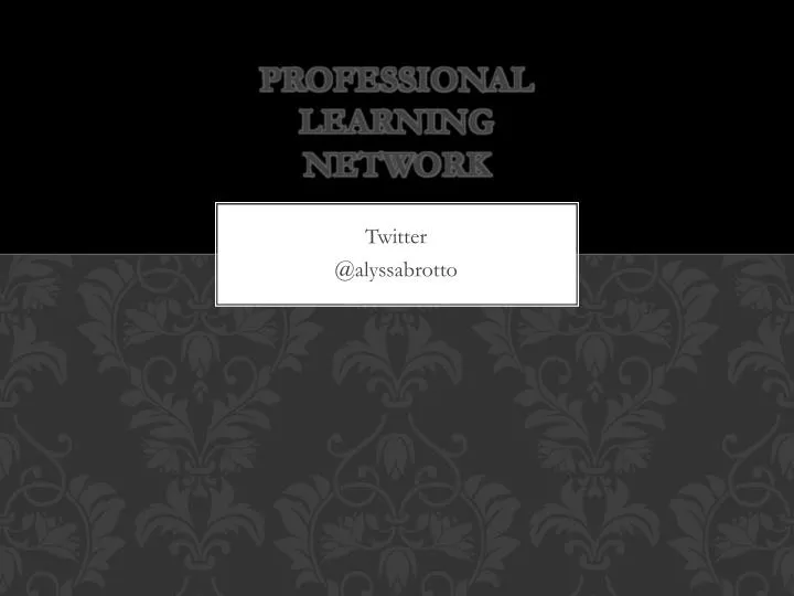 professional learning network