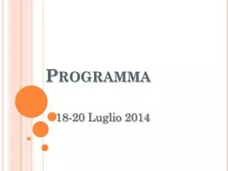 programma
