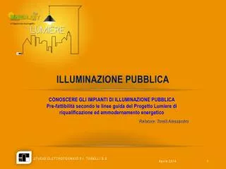 illuminazione pubblica