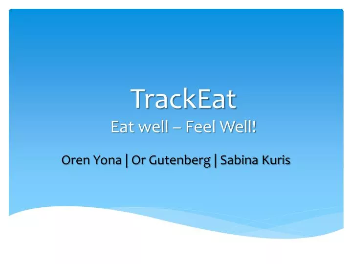 trackeat eat well feel well