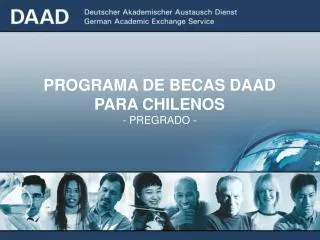 programa de becas daad para chilenos pregrado
