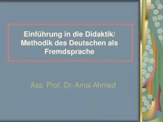 einf hrung in die didaktik methodik des deutschen als fremdsprache