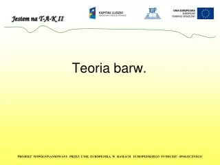 teoria barw