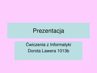 prezentacja