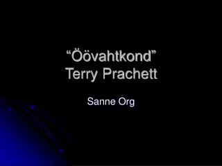 vahtkond terry prachett