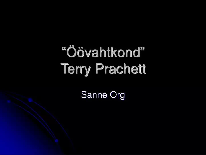 vahtkond terry prachett