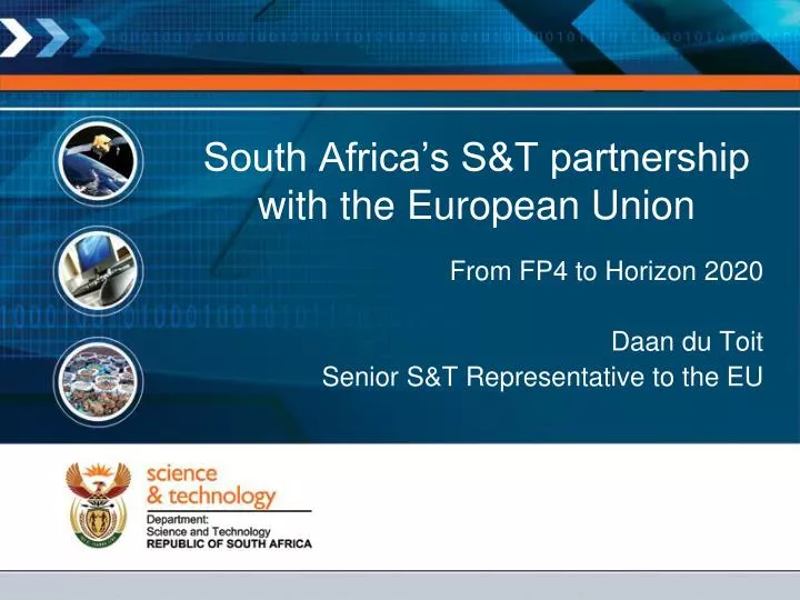 south africa s s t partnership with the european union