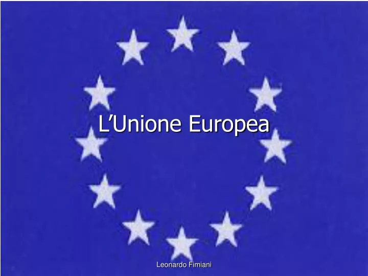 l unione europea