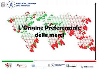 l origine preferenziale delle merci