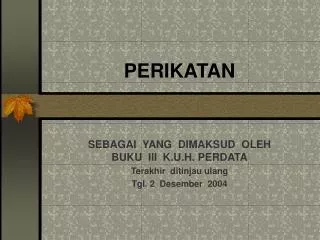 perikatan