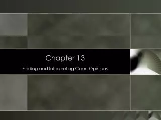 Chapter 13