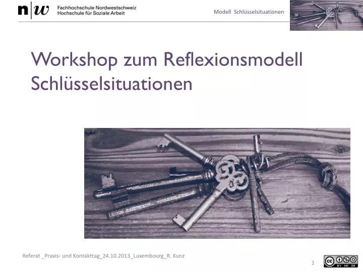 workshop zum reflexionsmodell schl sselsituationen