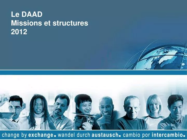 le daad missions et structures 2012