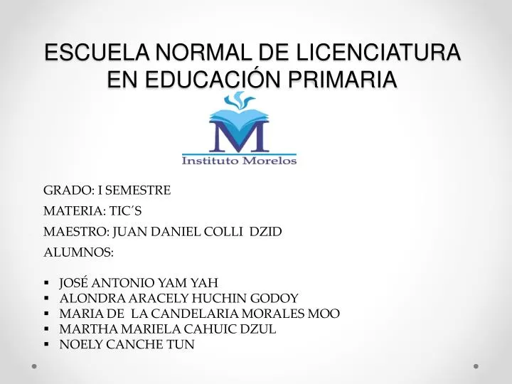 escuela normal de licenciatura en educaci n primaria