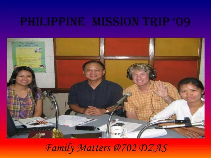 philippine mission trip 09