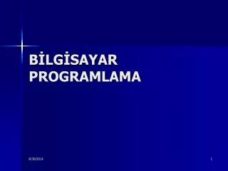 b lg sayar programlama