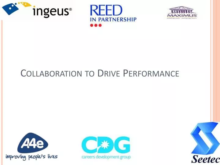 collaboration to drive performance