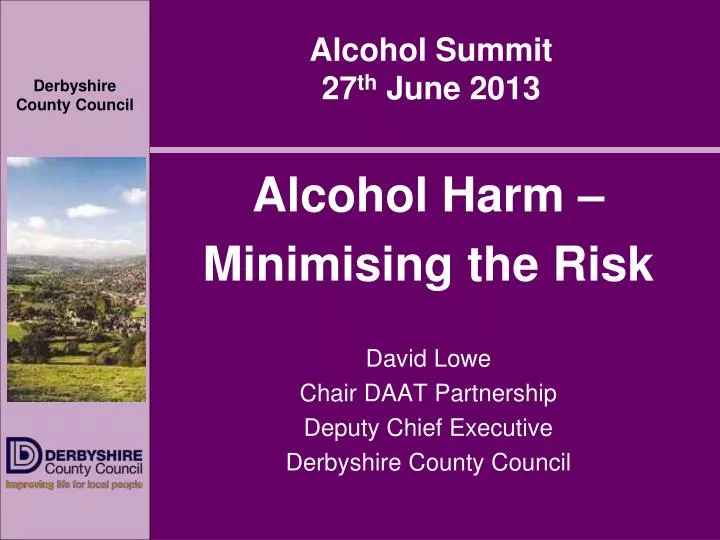 alcohol summit 27 th june 2013