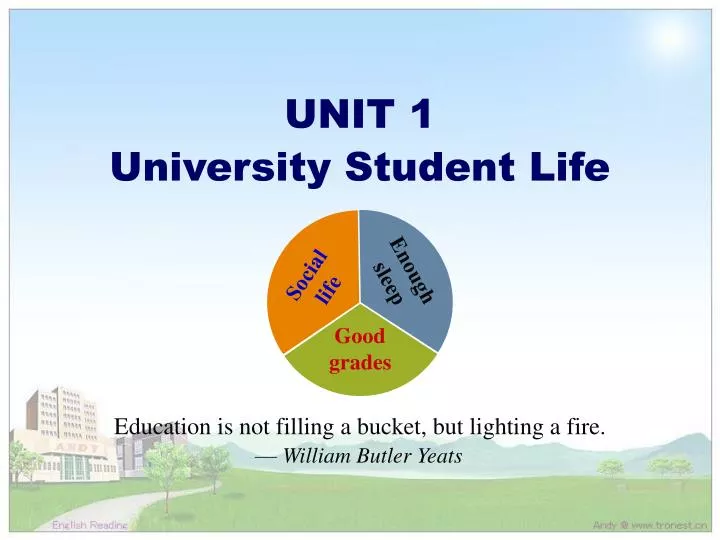 unit 1 university student life