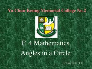 Yu Chun Keung Memorial College No.2