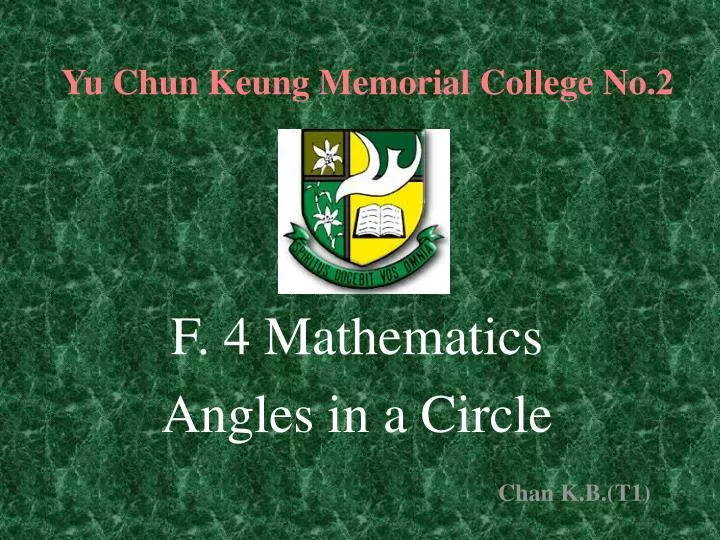 yu chun keung memorial college no 2