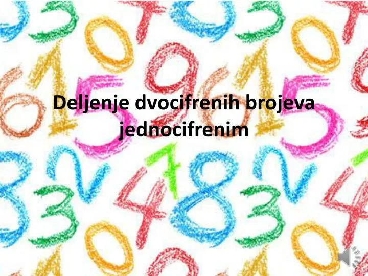 deljenje dvocifrenih brojeva jednocifrenim