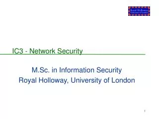 IC3 - Network Security