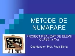 metode de numarare