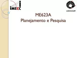 me623a planejamento e pesquisa