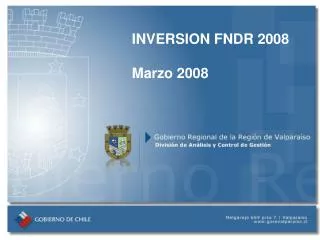 inversion fndr 2008 marzo 2008