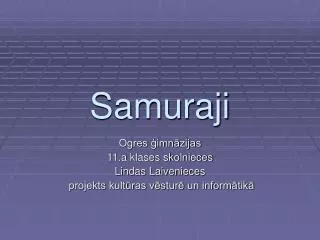samuraji