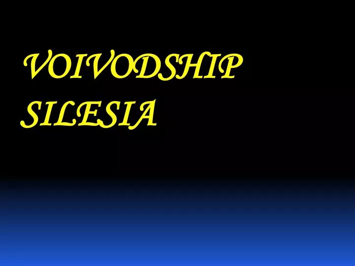 voivodship silesia