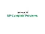 Lecture 24 NP-Complete Problems - slide 1