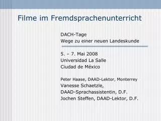 filme im fremdsprachenunterricht