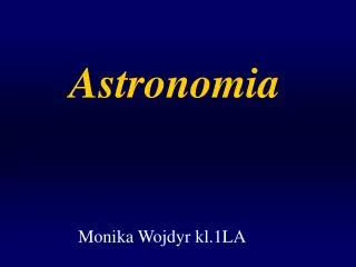 astronomia