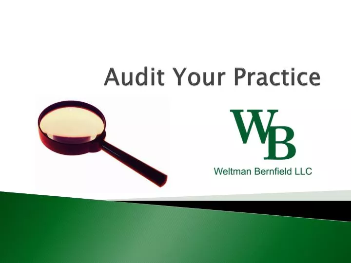 audit your practice