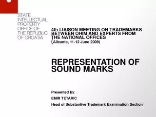 4th LIAISON MEETING ON TRADEMARKS BETWEEN OHIM AND EXPERTS FROM THE NATIONAL OFFICES