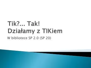 tik tak dzia amy z tikiem