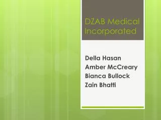 DZAB Medical Incorporated