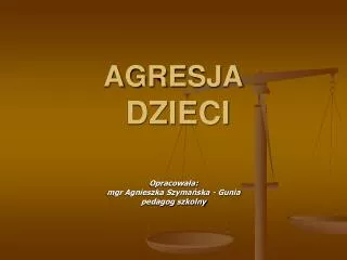agresja dzieci