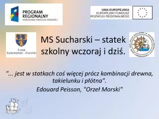 ms sucharski statek szkolny wczoraj i dzi