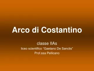 arco di costantino