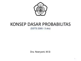 konsep dasar probabilitas ssts 2305 3 sks