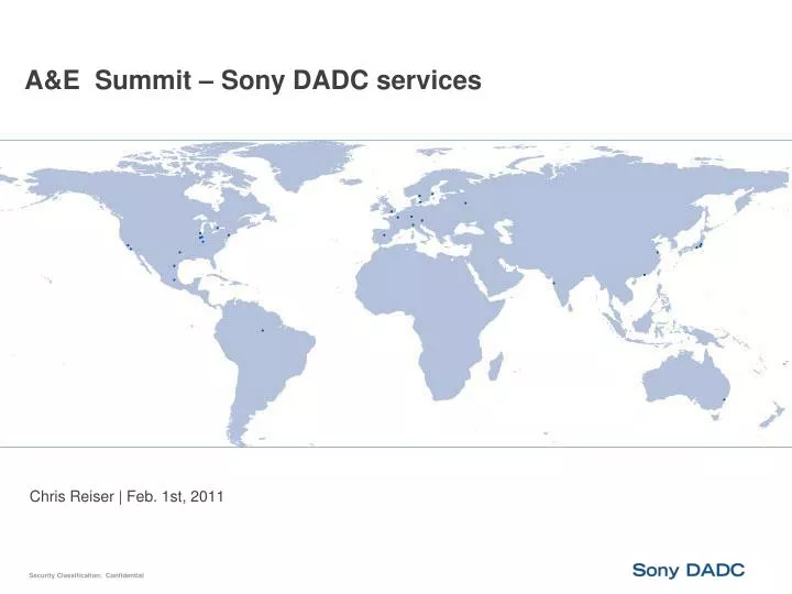 a e summit sony dadc services
